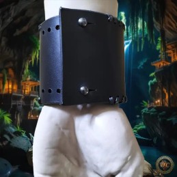 Bracelet de Force "Mastok" Pirate | Manchette Cuir Tressée Flibustier | D'Cuir