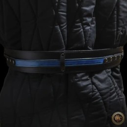 Ceinture Viking Ragnar en Cuir Artisanal - Double Épaisseur & Boucle Sculptée | D'Cuir