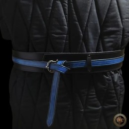 Ceinture Viking Ragnar en Cuir Artisanal - Double Épaisseur & Boucle Sculptée | D'Cuir