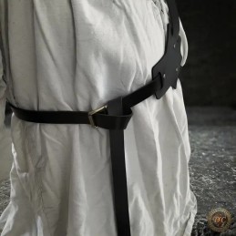 Spalière en Cuir "Limfyr" – Épaulière Segmentée et Modulaire pour GN | D'Cuir
