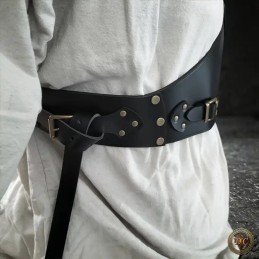 Cache-Cœur en Cuir Réglable – Armure de Buste Artisanale pour GN | D'Cuir