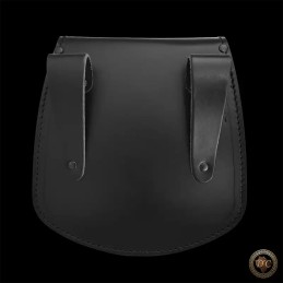 Pochette de Ceinture en Cuir "Jade" – Sacoche Artisanale avec Laçage et Fermoir Lox | D'Cuir