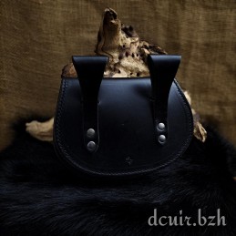 Escarcelle  en Cuir"Midgard" petit modèle