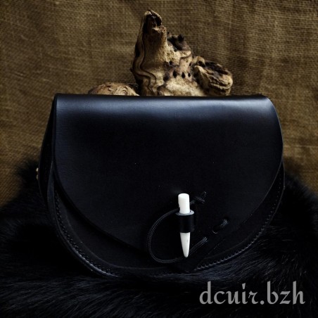Escarcelle  en Cuir "Midgard" grand modèle
