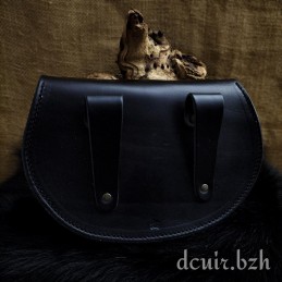 Escarcelle  en Cuir "Midgard" grand modèle