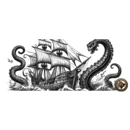 Porte-Bouteille (50cl) "Le Kraken"