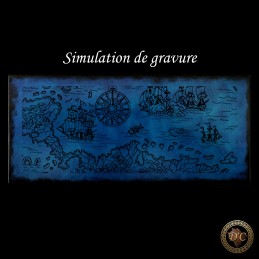 Porte-Bouteille (50cl) "Carte Marine"