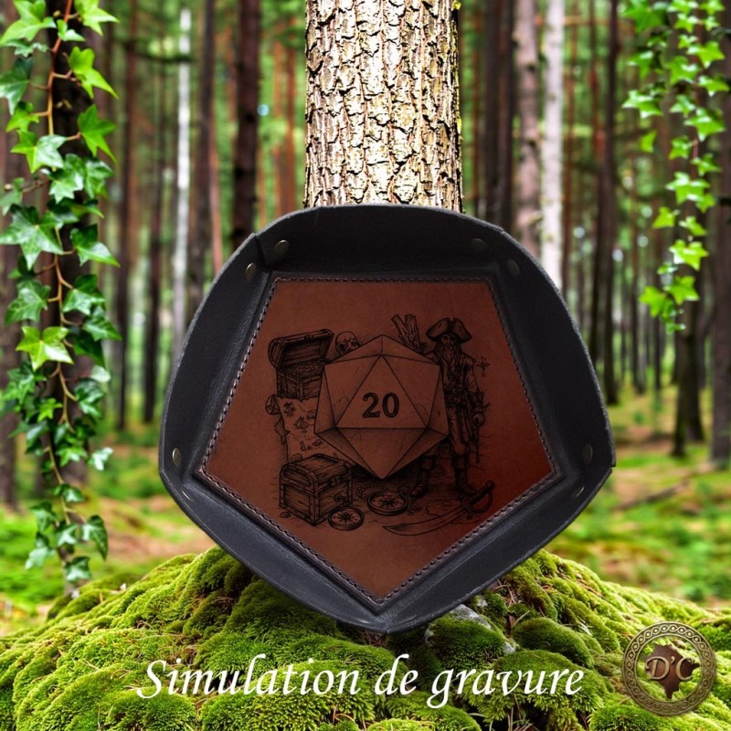 Pistes de Dés Pentagonale Collection "Pirates"