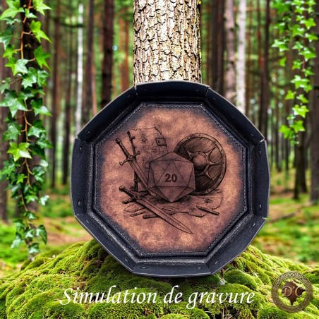 Pistes de Dés Octogonale Collection "Med Fan"