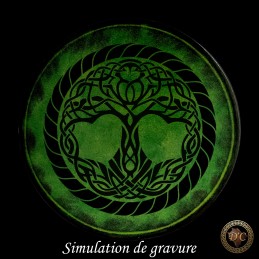 Compteur de PV en Cuir Artisanal | Double Molette 0-109 | JDR & Cartes | D'Cuir