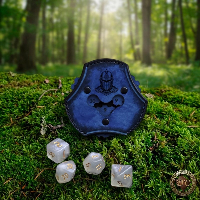 Compteur de PV Triple Molette en Cuir | 0 à 1099 | JDR & Cartes | D'Cuir