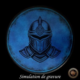 Compteur de PV Triple Molette en Cuir | 0 à 1099 | JDR & Cartes | D'Cuir