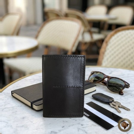 Portefeuille Minimaliste Uni : Élégance Discrète & Qualité Artisanale | D'Cuir