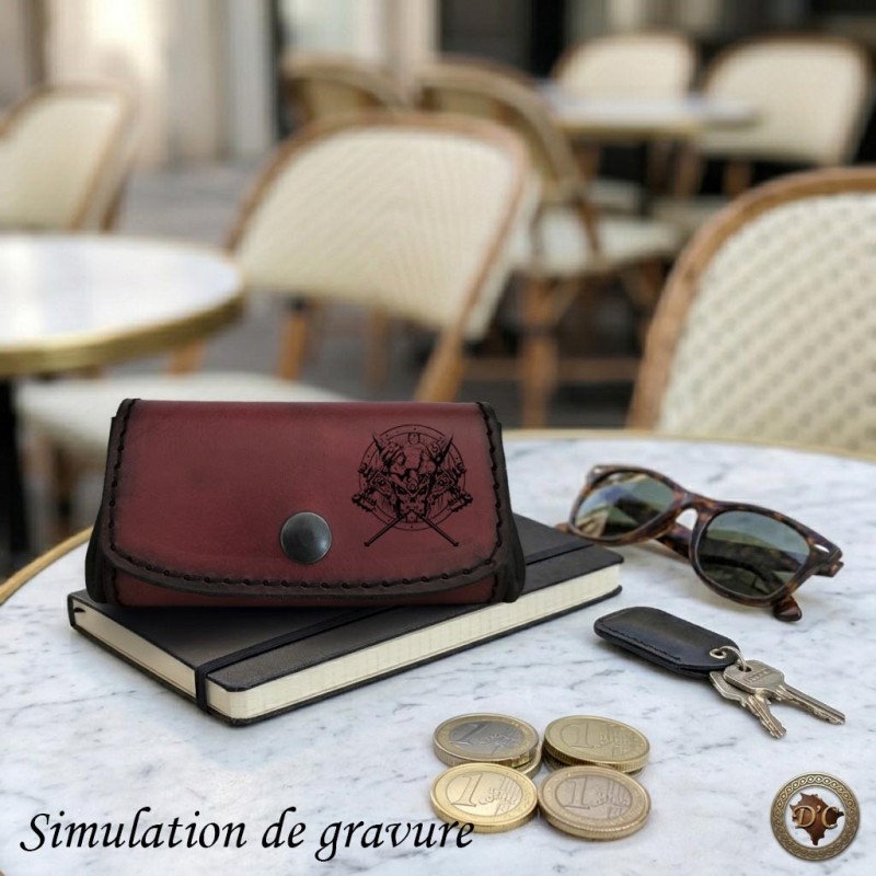 Porte-monnaie Métal : Style Rock & Format Compact Résistant | D'Cuir