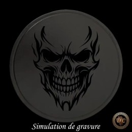 Blague à Tabac Cuir "Metal" – Look Rock & Finition Artisanale| D'Cuir