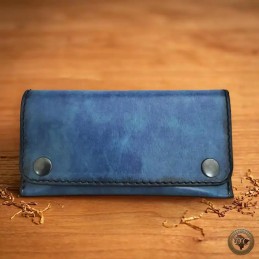 Blague à Tabac Cuir Sans Motifs – Élégance Minimaliste & Travail Artisanal| D'Cuir