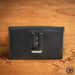 Blague à Tabac Ceinture Cuir "La Trappe" – Univers Viking & Celte | D'Cuir