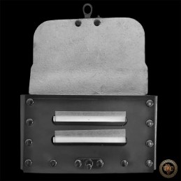Blague à Tabac Cuir "La Trappe" – Look Métal & Clip Ceinture | D'Cuir