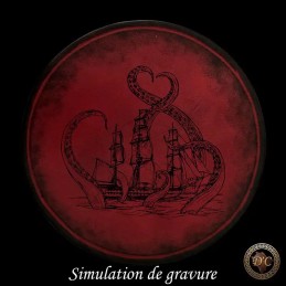 Blague à Tabac Cuir "La Trappe" – Style Pirate & Ceinture | D'Cuir