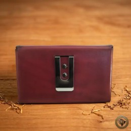 Blague à Tabac Cuir "La Trappe" – Style Pirate & Ceinture | D'Cuir