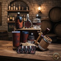 Porte-Bouteille, Gobelet et Potion en Cuir | Alchimie et Breuvages - D'Cuir